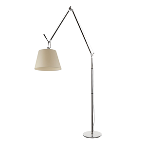 Artemide Tolomeo Mega Gulvlampe Pergament 36 cm Skjerm