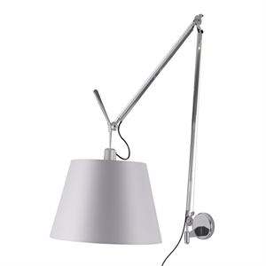 Artemide Tolomeo Mega Vegglampe Svart/ Sateng 42cm