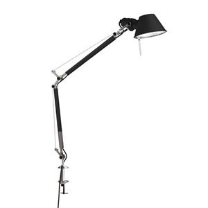 Artemide Tolomeo Mini Bordlampe Sort med klemme