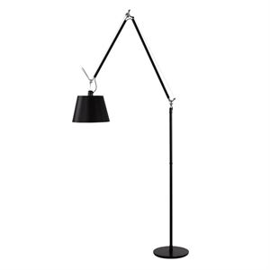 Artemide Tolomeo Mega Gulvlampe Sort 32 cm skjerm