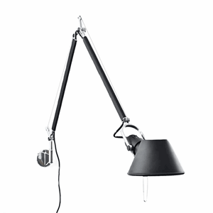 Artemide Tolomeo Vegglampe Sort