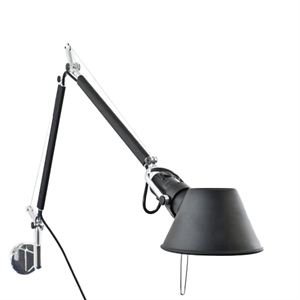 Artemide Tolomeo Mini Vegglampe Sort