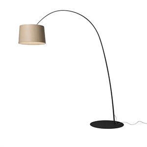 Foscarini Twiggy Gulvlampe My Light Svart & Tre