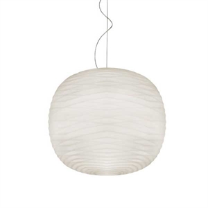 Foscarini Gem Taklampe Med Lysdimmer Hvit