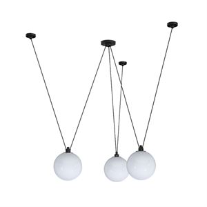 Lampe Gras N325 Taklampe Mattert Glass Round