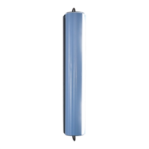 Nemo Applique Cylindrique Longue Vegglampe Grå/ Blå