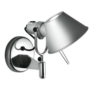 Artemide Tolomeo Faretto Vegglampe Med Bryter Aluminium