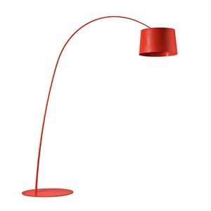 Foscarini Twiggy Gulvlampe LED Mørkerød