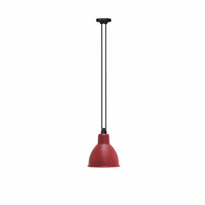 Lampe Gras N322 XL Taklampe Matt Rød Round