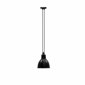 Lampe Gras N322 XL Taklampe Matt Sort Round