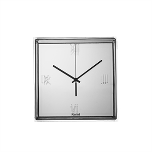 Kartell TIC&TAC-klokke Krom