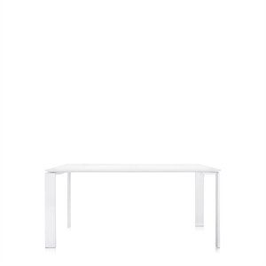 Kartell FOUR Soft-Touch Skrivebord 158x79 Hvit
