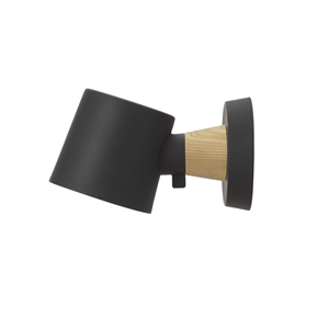 Normann Copenhagen Rise Vegglampe Sort Uten Ledning
