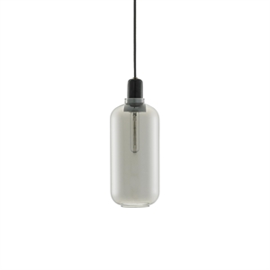 Normann Copenhagen Amp Taklampe Stor Røykfarget/Sort