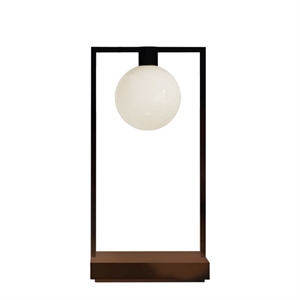 Artemide CURIOSITY 36 Bordlampe med Ball Ø100mm, Sort/Brun