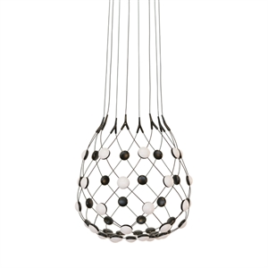 Luceplan Mesh Taklampe Ø55 Sort