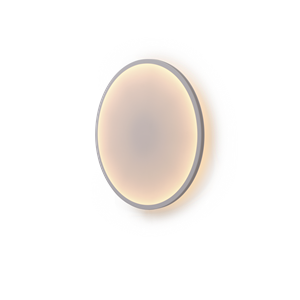 Muuto Calm Vegglampe Ø68 Hvit/ Grå