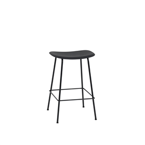 Muuto Fiber Barkrakk med Base Sort/ Sort H66 cm