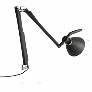 Luceplan Fortebraccio Vegglampe Sort U. Dimmer