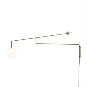 Luceplan Malamata Vegglampe Ø22 Messing