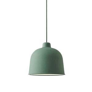 Muuto Grain Taklampe Støvet Grønn