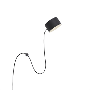 Muuto Post Vegglampe Sort